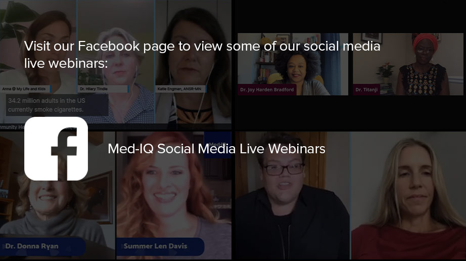 Visit our Facebook page to view some of our social media live webinars